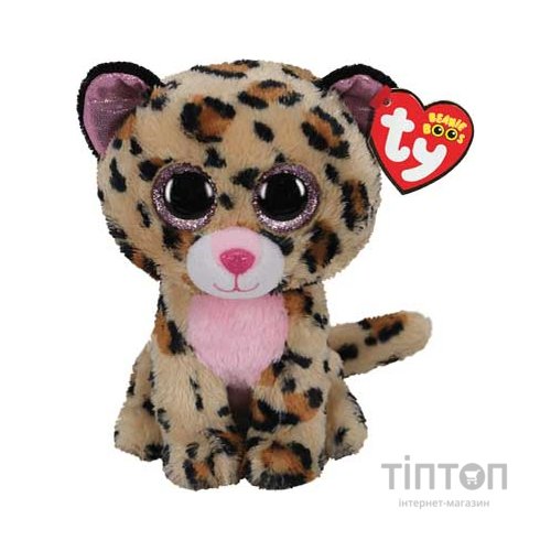 М'яка іграшка Ty Beanie Boo's Леопард Livvie 25 см (36490)