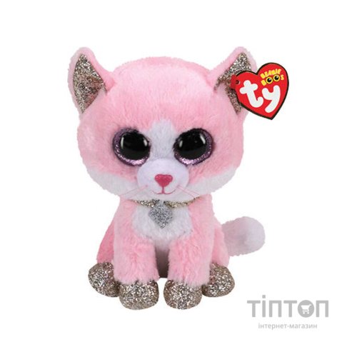 М'яка іграшка Ty Beanie Boo's Рожеве кошеня FIONA 15 см (36366)
