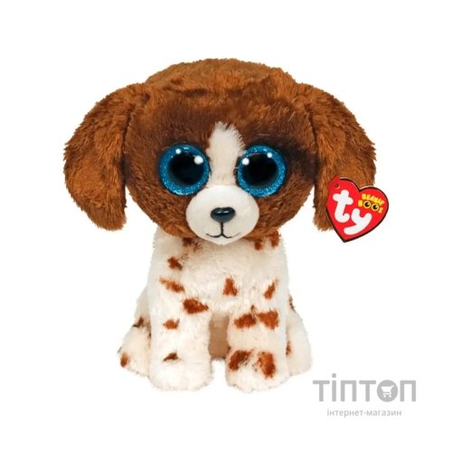 М'яка іграшка Ty Beanie Boo's Цуценя Muddles 25 см (36487)