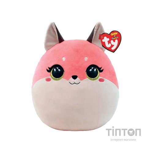 М'яка іграшка Ty Squish-a-Boos Рожева Лисичка Roxie 40 см (39323)