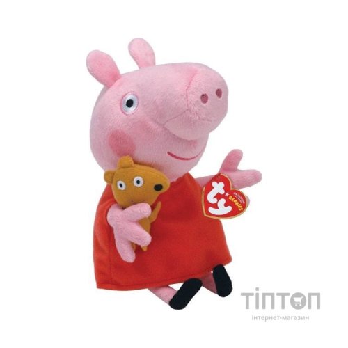 М'яка іграшка Ty Свинка Пеппа 15 см (46128)