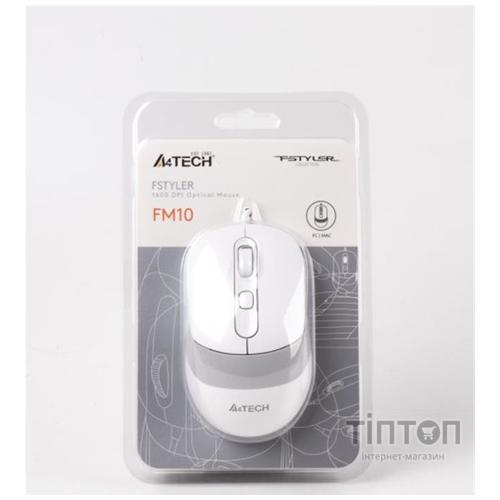 Мышь A4Tech FM10 White USB