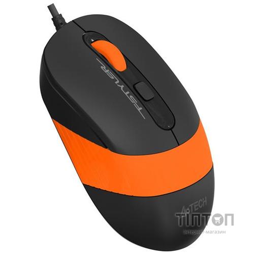 Мишка A4-Tech Fstyler FM10S, 4 кн., 1600 dpi, безшумна, USB,помаранчева (FM10S (Orange))