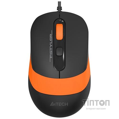 Мишка A4-Tech Fstyler FM10S, 4 кн., 1600 dpi, безшумна, USB,помаранчева (FM10S (Orange))