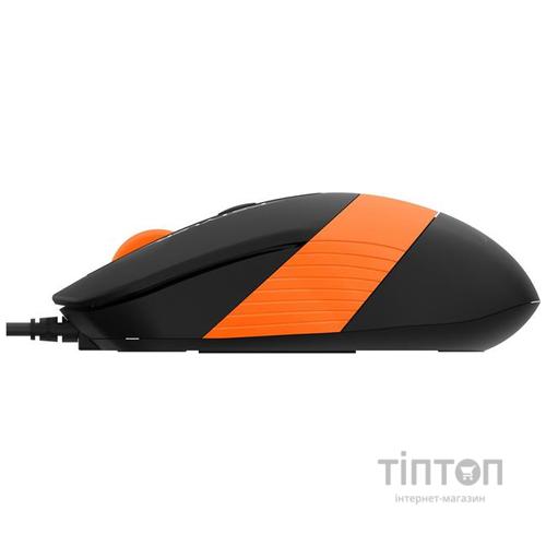Мишка A4-Tech Fstyler FM10S, 4 кн., 1600 dpi, безшумна, USB,помаранчева (FM10S (Orange))