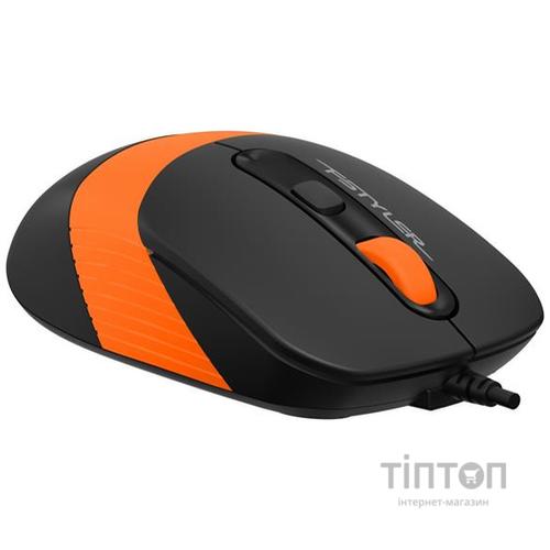 Мишка A4-Tech Fstyler FM10S, 4 кн., 1600 dpi, безшумна, USB,помаранчева (FM10S (Orange))