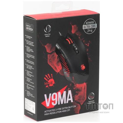 Мышь A4Tech V9MA Bloody Black USB