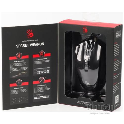 Мышь A4Tech V9MA Bloody Black USB