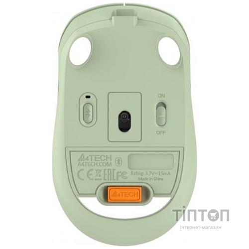 Мышь беспроводная A4Tech FB10C Matcha Green USB