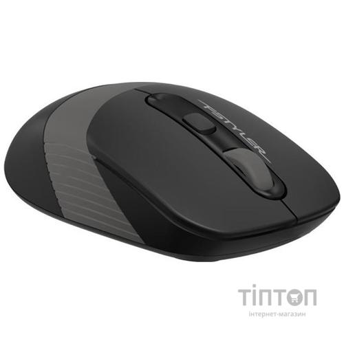 Мишка бездротова A4-Tech Fstyler FG10, 4 кн., 2000 dpi, чорно-сіра (FG10 (Grey))