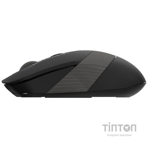 Мишка бездротова A4-Tech Fstyler FG10, 4 кн., 2000 dpi, чорно-сіра (FG10 (Grey))