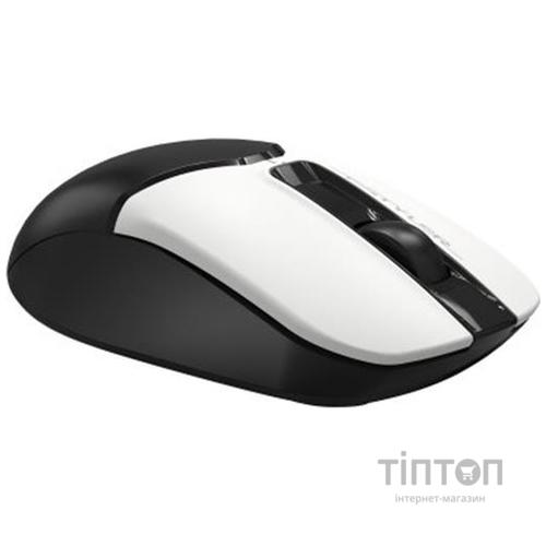 Мышь беспроводная A4Tech FG12S Black/White USB
