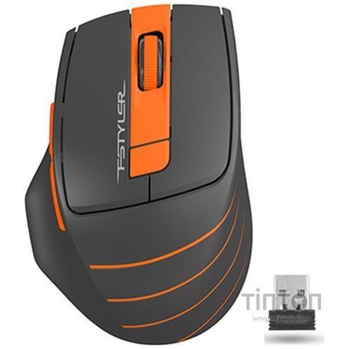 Мышь беспроводная A4Tech FG30 Black/Orange USB