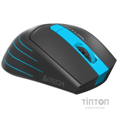 Мышь беспроводная A4Tech FG30S Blue/Black USB