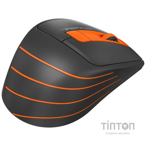 Мышь беспроводная A4Tech FG30S Orange/Black USB