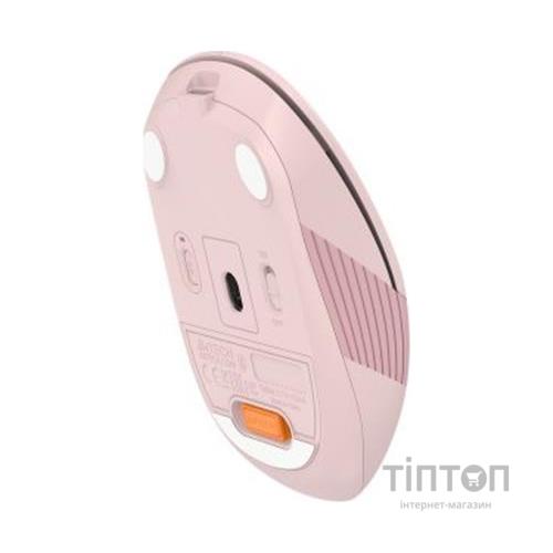 Мышь беспроводная A4Tech Fstyler FB10C Pink USB