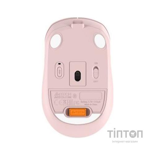 Мышь беспроводная A4Tech Fstyler FB10C Pink USB