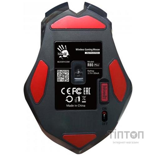 Мышь беспроводная A4Tech R80 Plus Bloody (Skull) Black USB