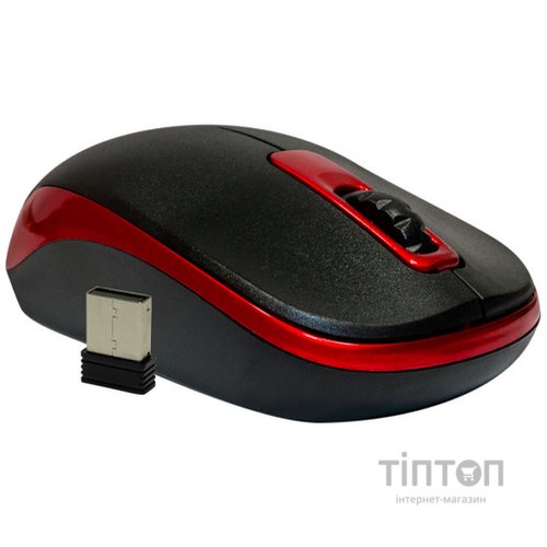 Мышь беспроводная Frime FWMO-220BR Черный/Красный