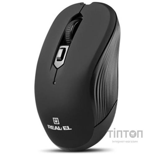 Мышь беспроводная REAL-EL RM-330 Black USB UAH