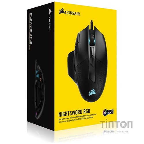 Мишка Corsair Nightsword RGB Tunable FPS/MOBA USB Black (CH-9306011-EU)