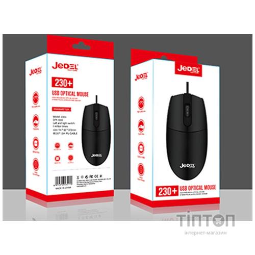 Мышь Jedel 230+ Black USB