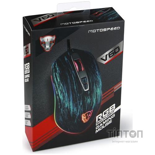 Мышь Motospeed V60 Black USB