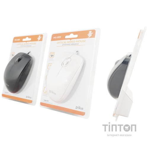 Мишка Piko MS-009 USB Black (1283126467158)