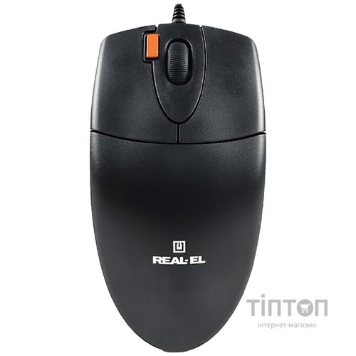 Мышь REAL-EL RM-220 Black USB UAH