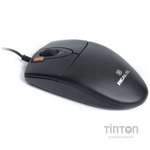 Мышь REAL-EL RM-220 Black USB UAH