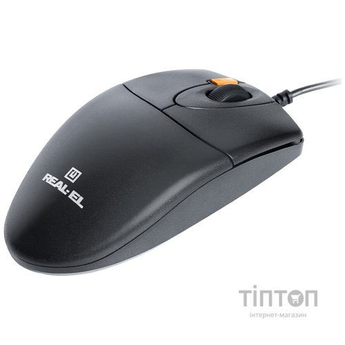 Мышь REAL-EL RM-220 Black USB UAH