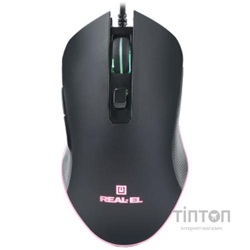 Мышь REAL-EL RM-550 Black USB UAH