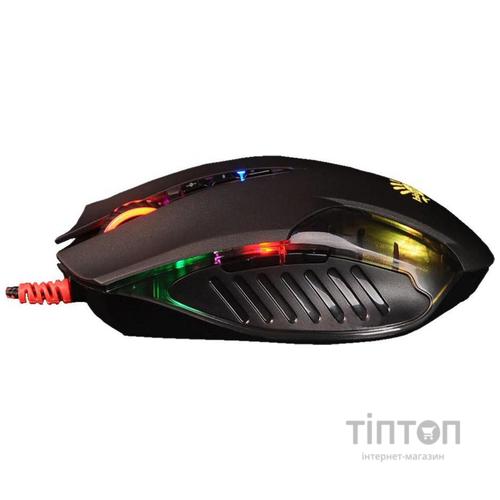 Миша A4tech Bloody Q50 Neon XGlide Battlefield Black (Q50 Bloody Battlefield)