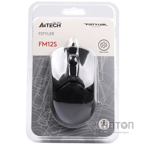 Миша A4Tech Fstyler FM12S Black