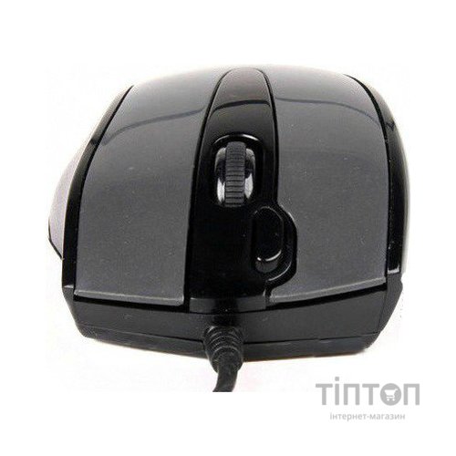 Миша A4Tech N-500F-1 Black, USB V-Track