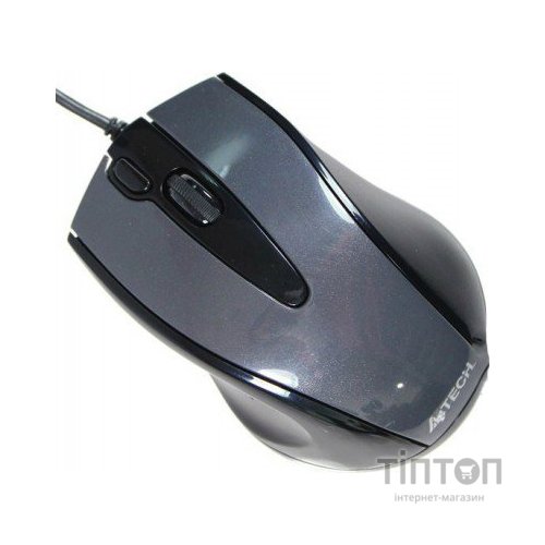 Миша A4Tech N-500F-1 Black, USB V-Track