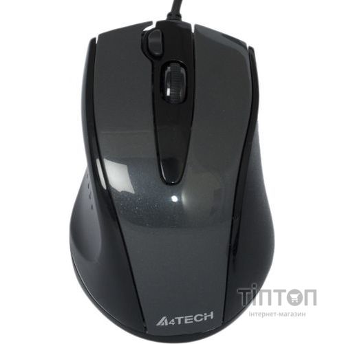 Миша A4Tech N-500F-1 Glossy Grey V-Track