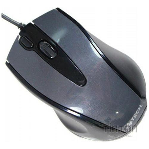 Миша A4Tech N-500F-1 Glossy Grey V-Track