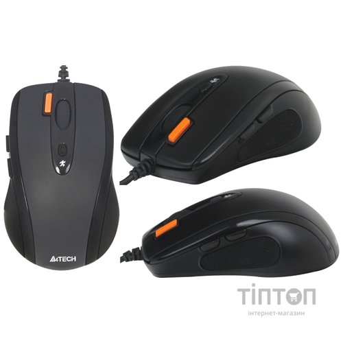 Миша A4Tech N-70FX-1 чорна USB V-Track