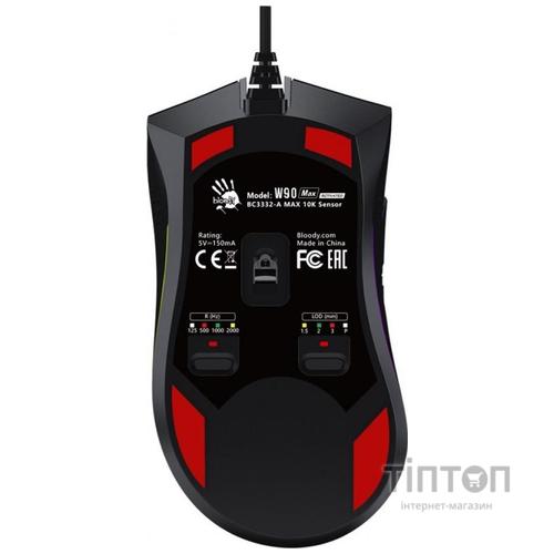 Миша A4tech W90 Max Stone Black (W90 Max Bloody (Stone black))