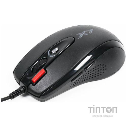 Миша A4Tech X-710BK Black USB + килимок A4Tech X7-200MP