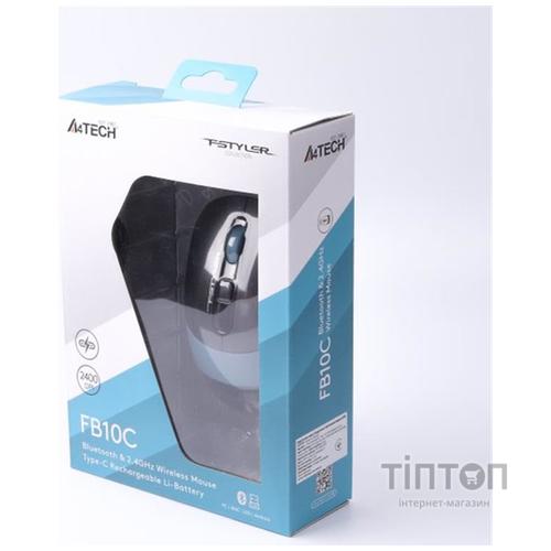 Миша бездротова A4Tech FB10C Ash Blue
