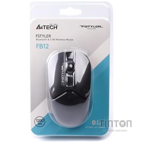 Миша бездротова A4Tech FB12 Black USB
