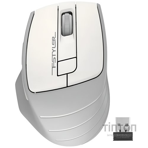 Миша бездротова A4Tech FG30 Grey/White