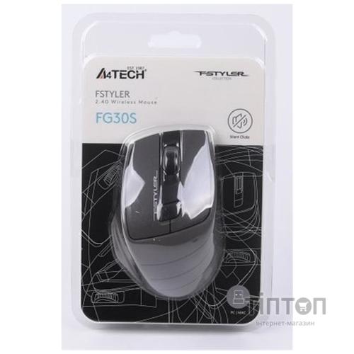 Миша бездротова A4Tech FG30S Grey/Black