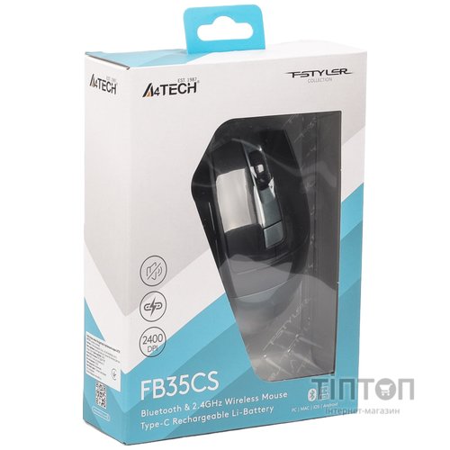 Миша бездротова A4Tech Fstyler FB35CS Midnight Green