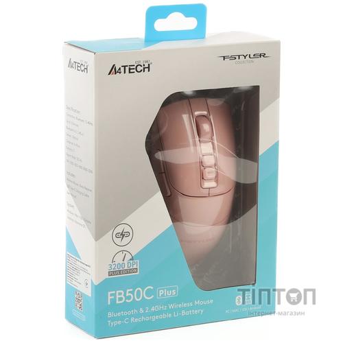 Миша бездротова A4Tech Fstyler FB50C Plus Pink