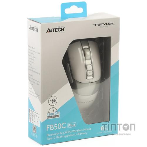 Миша бездротова A4Tech Fstyler FB50C Plus White