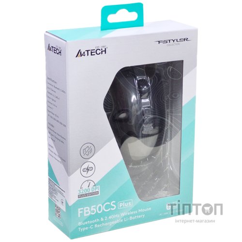 Миша бездротова A4Tech Fstyler FB50CS Plus Black