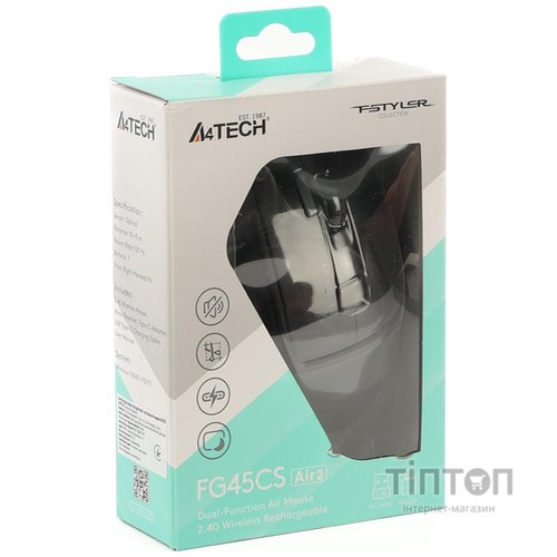 Миша бездротова A4Tech Fstyler FG45CS Air2 Stone Grey